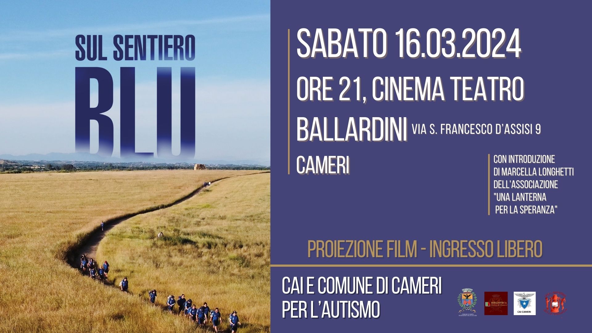 Sul sentiero blu // CAI e Comune di Cameri per l'autismo