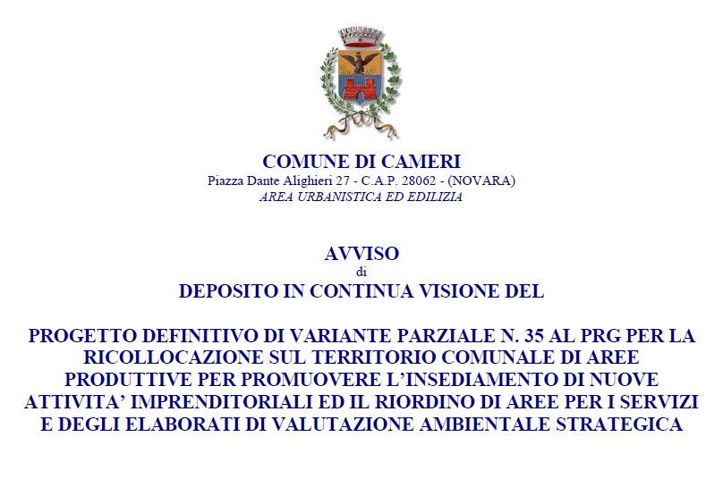 Variante Parziale n. 35 al P.R.G.C.