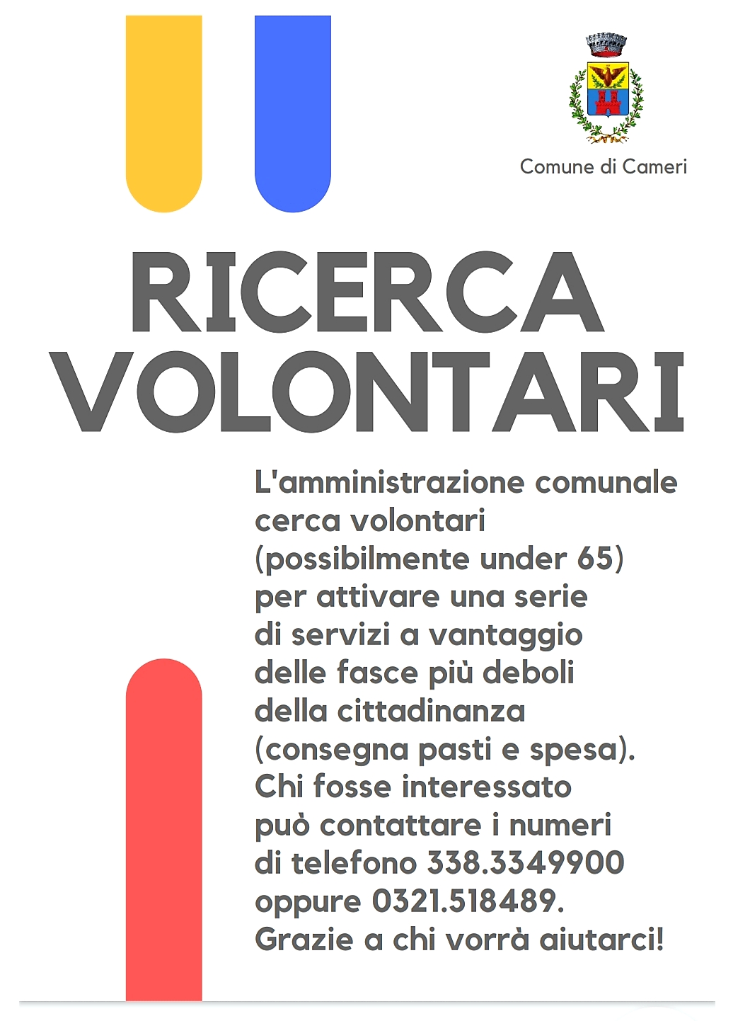 RICERCA VOLONTARI