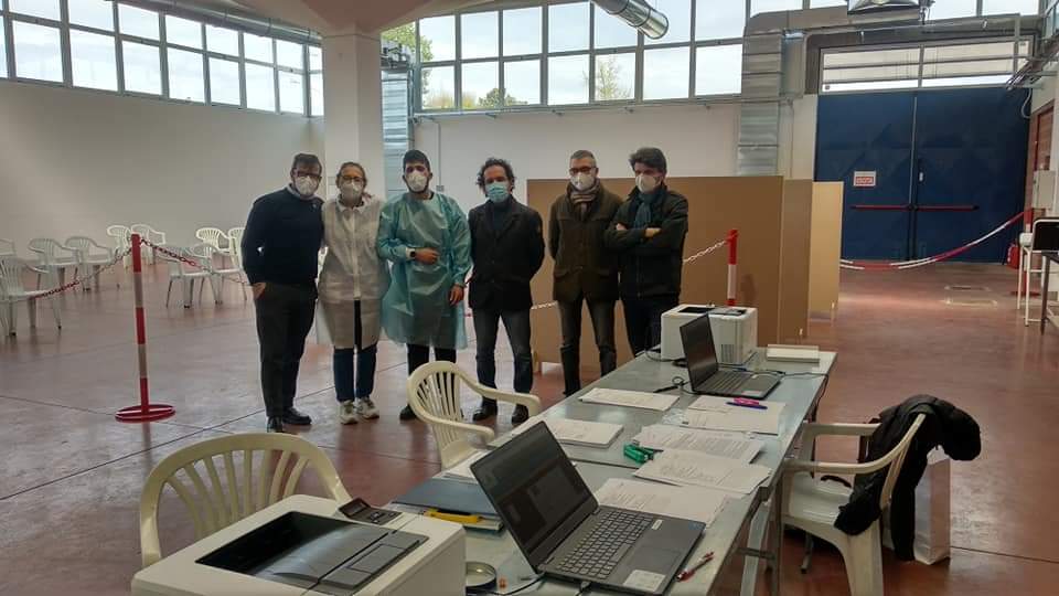 Vaccinazioni area mercato