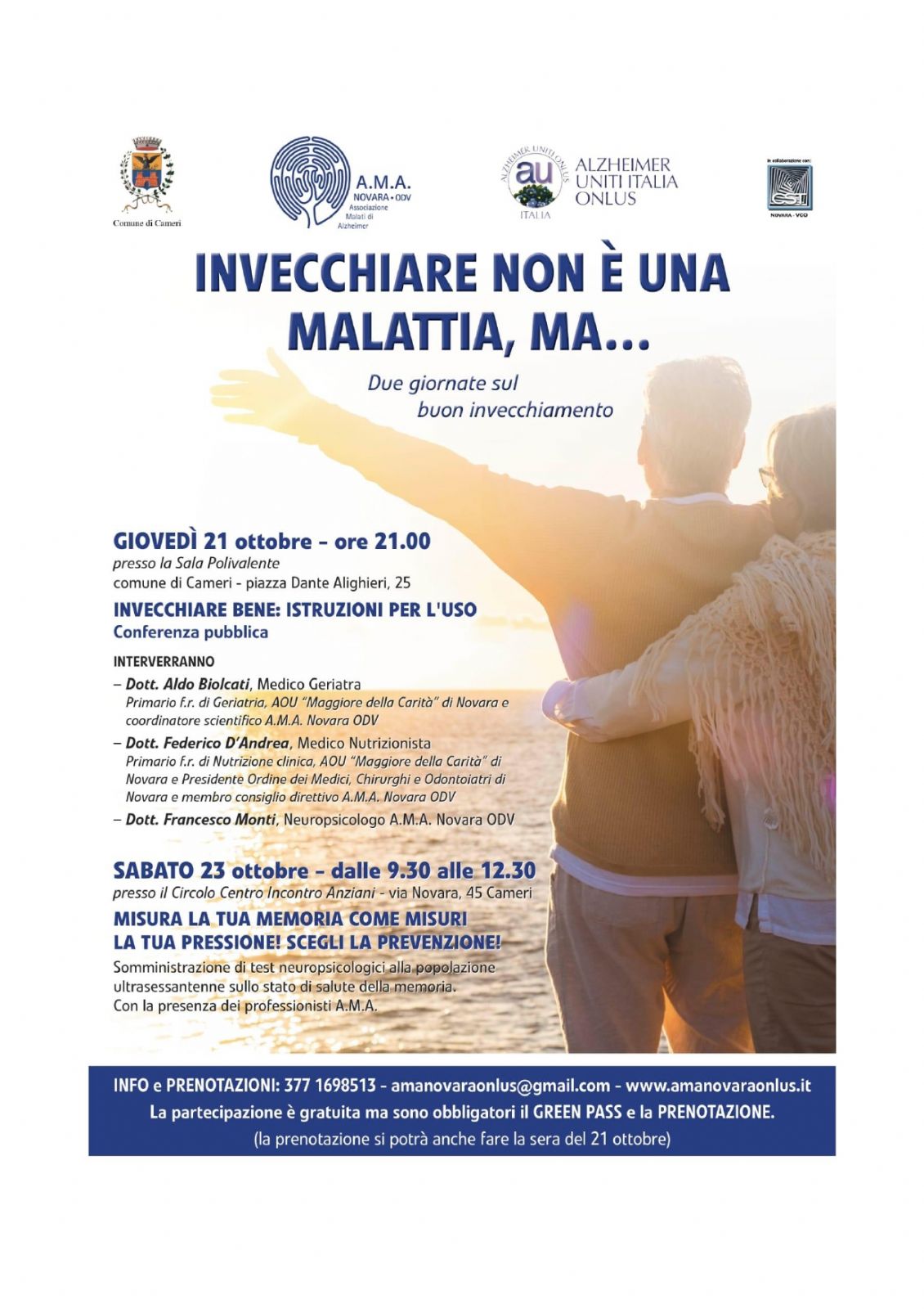 INVECCHIARE NON E' UNA MALATTIA