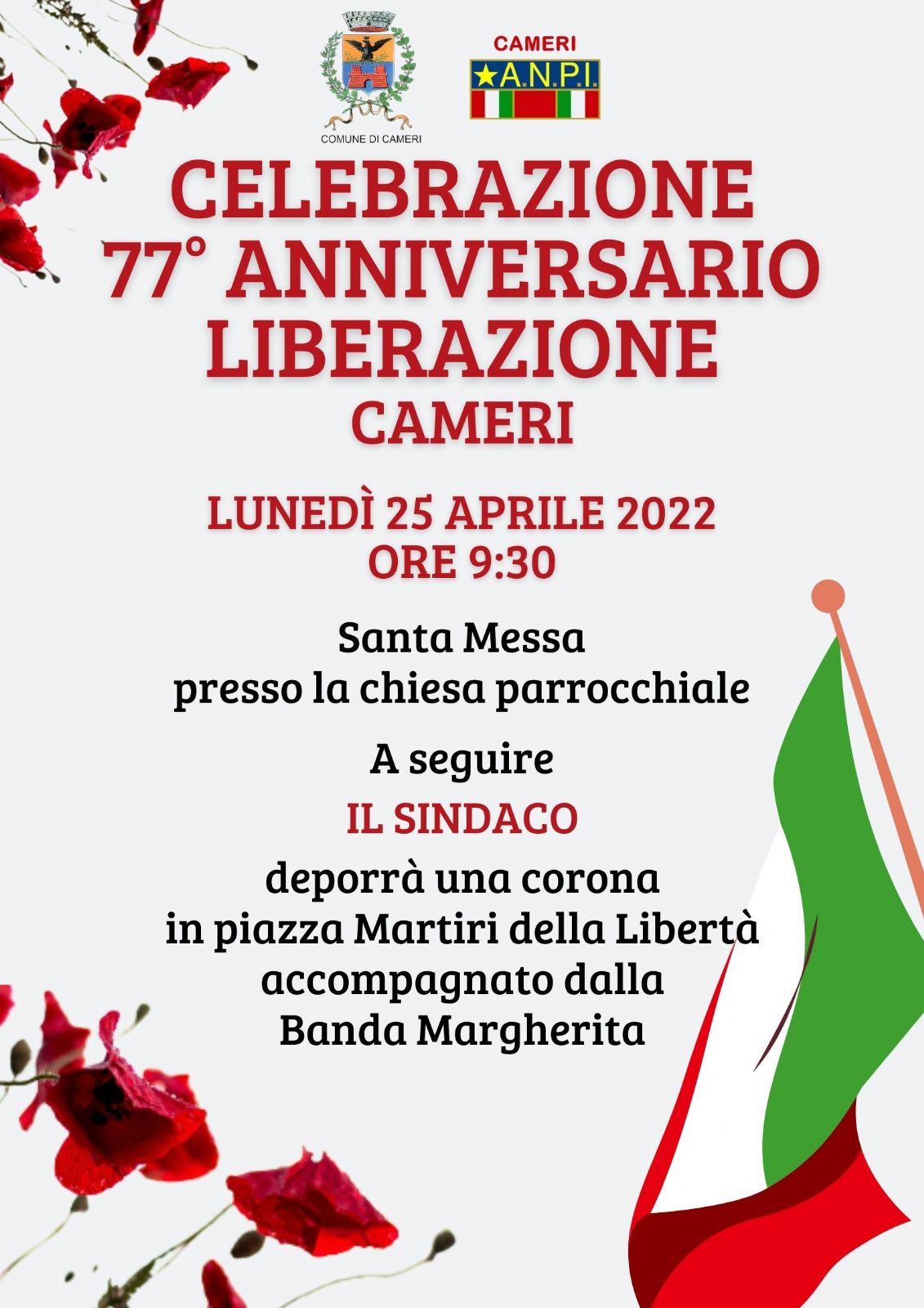 Celebrazione 77° anniversario della Liberazione