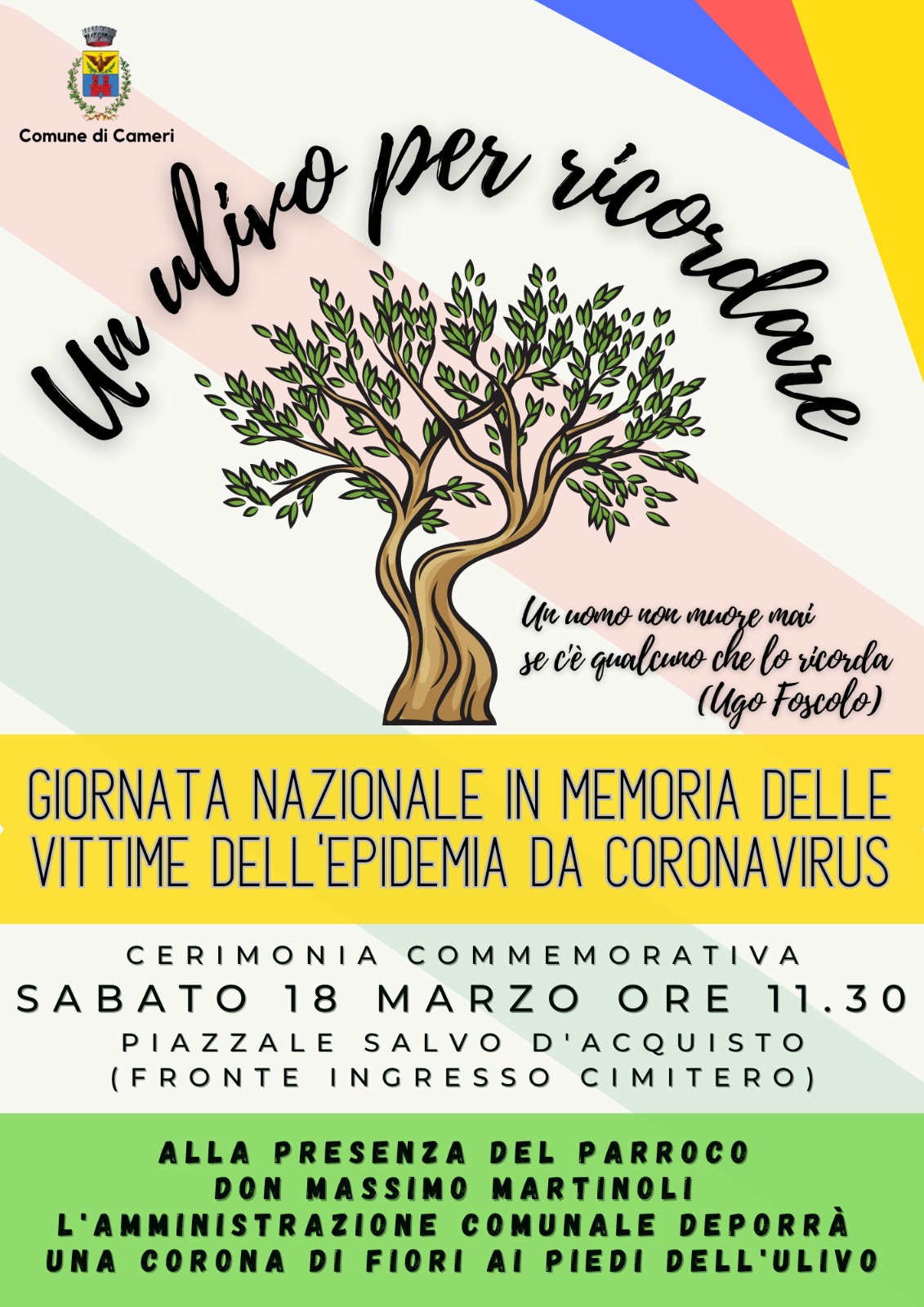 Giornata nazionale in memoria delle vittime dell'epidemia da coronavirus
