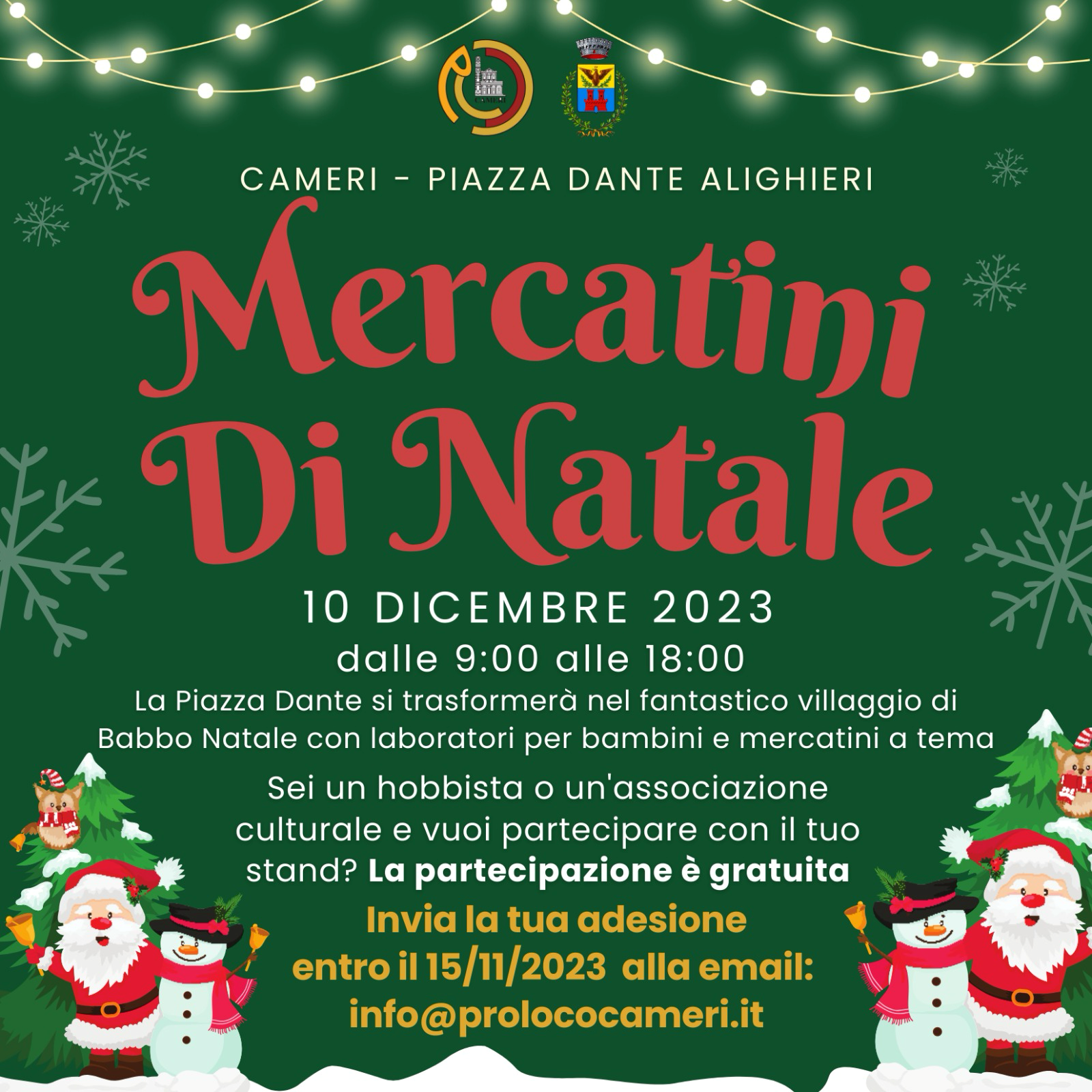 Mercatini di Natale 2023