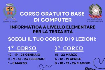 Corso di informatica per la terza et&#224;