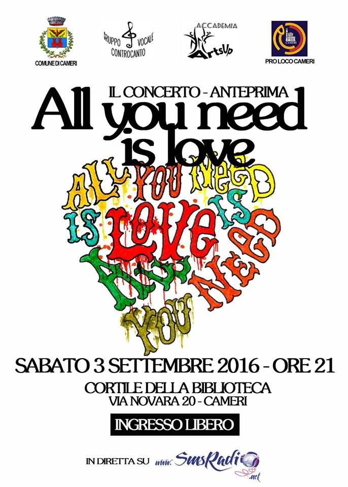 Concerto-Anteprima ALL YOU NEED IS LOVE