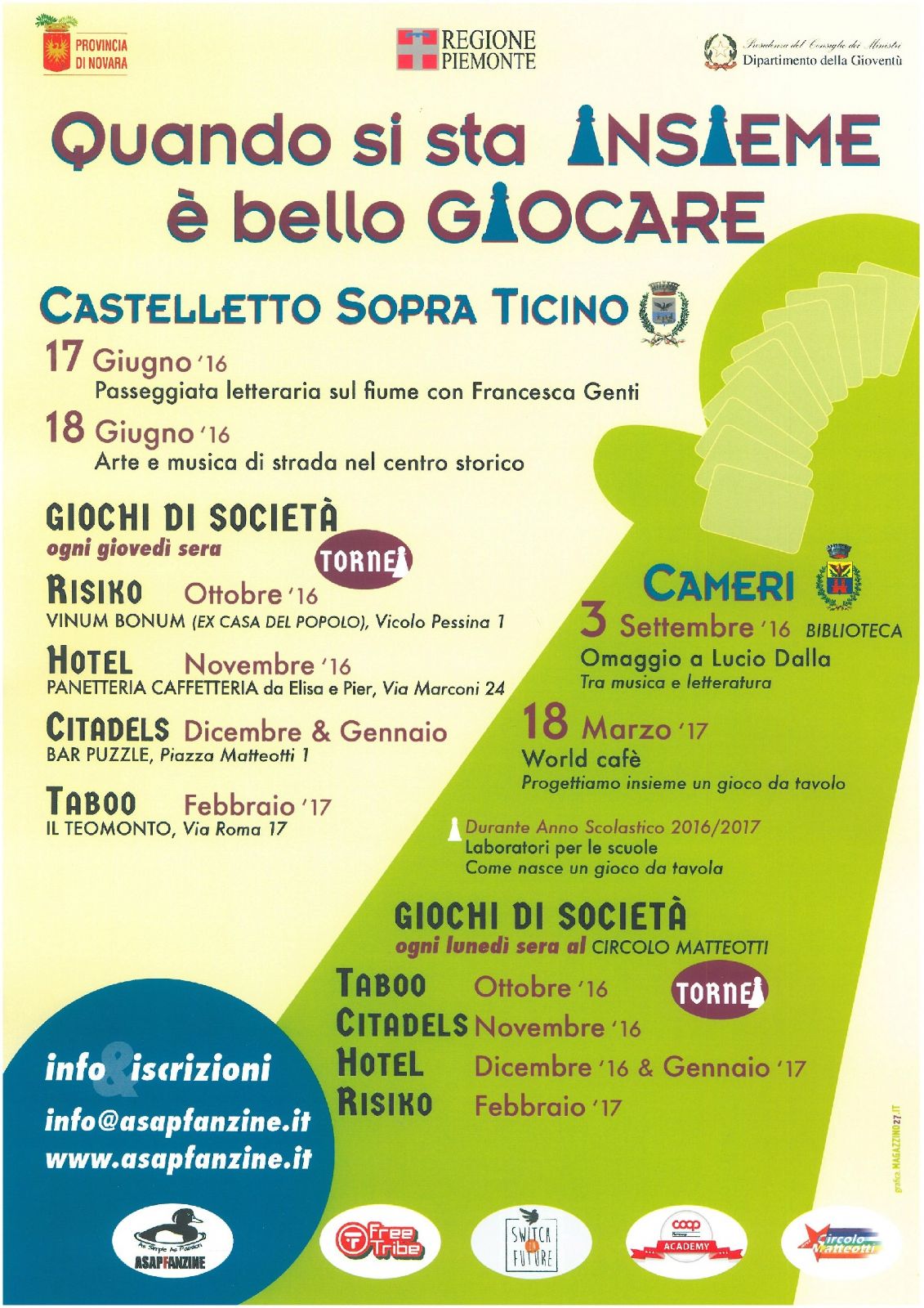Quando si sta insieme è bello giocare