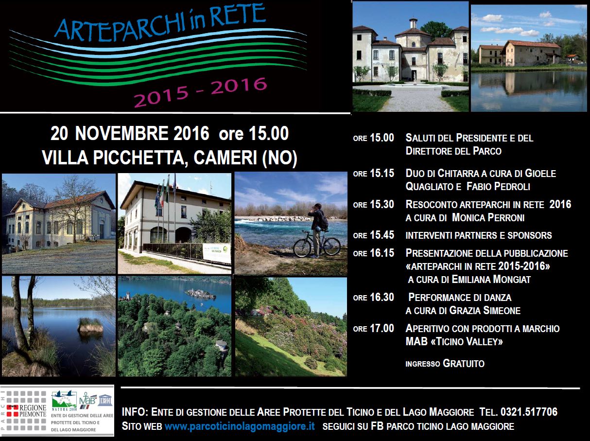ARTE PARCHI IN RETE 2016