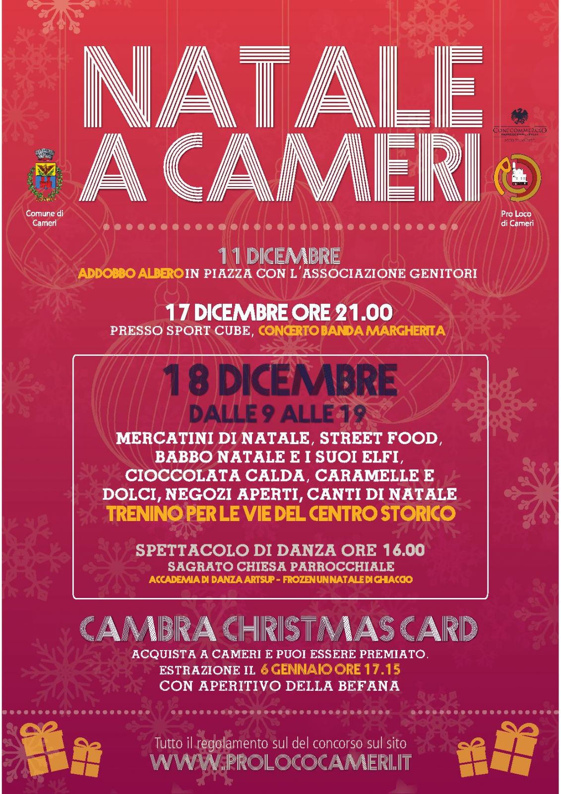 Iniziative in occasione del Natale 2016