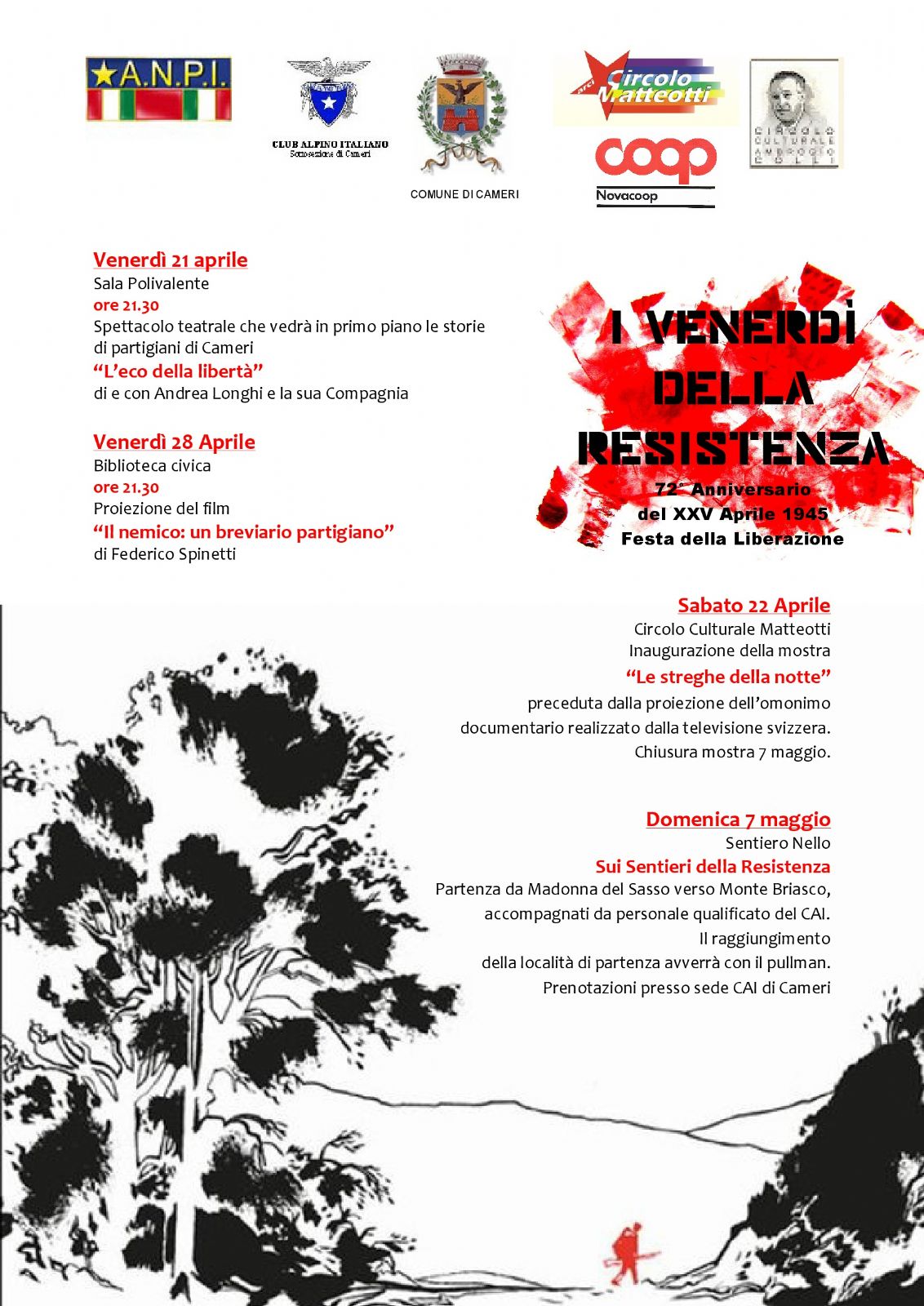 I VENERDI' DELLA RESISTENZA