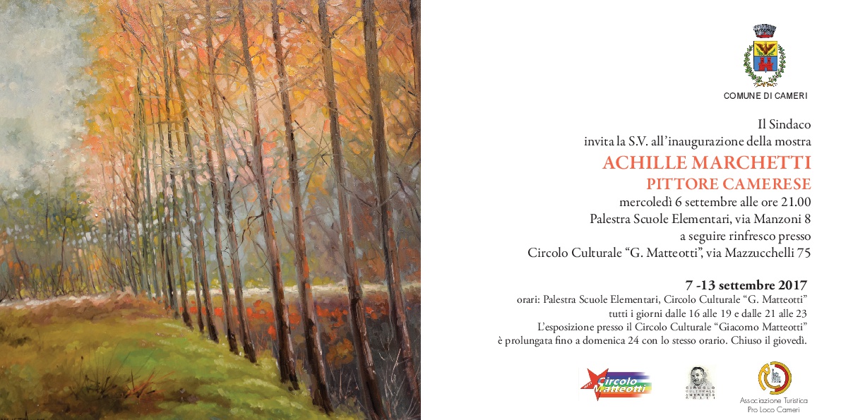 ACHILLE MARCHETTI, pittore camerese