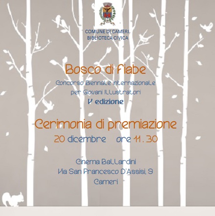 Premiazione concorso per illustratori "Bosco di Fiabe" 2017