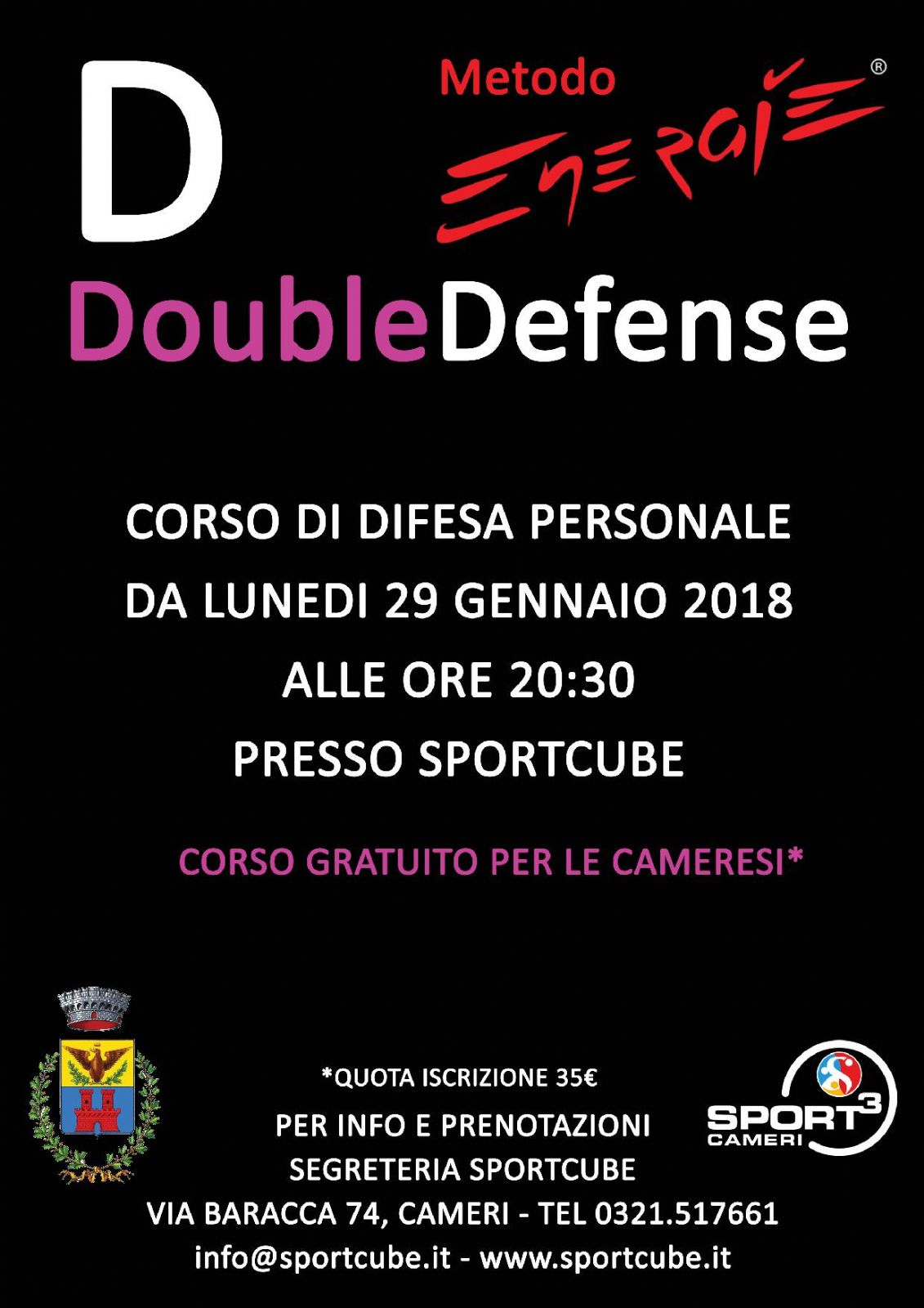 Corso di difesa personale gratuito per tutte le cameresi