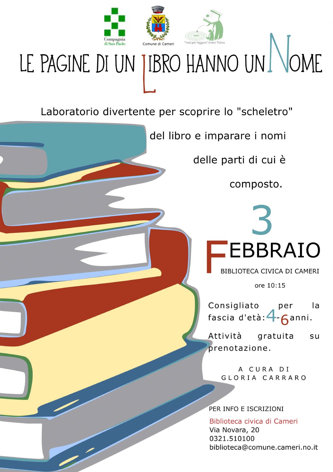 Le pagine di un libro hanno un Nome