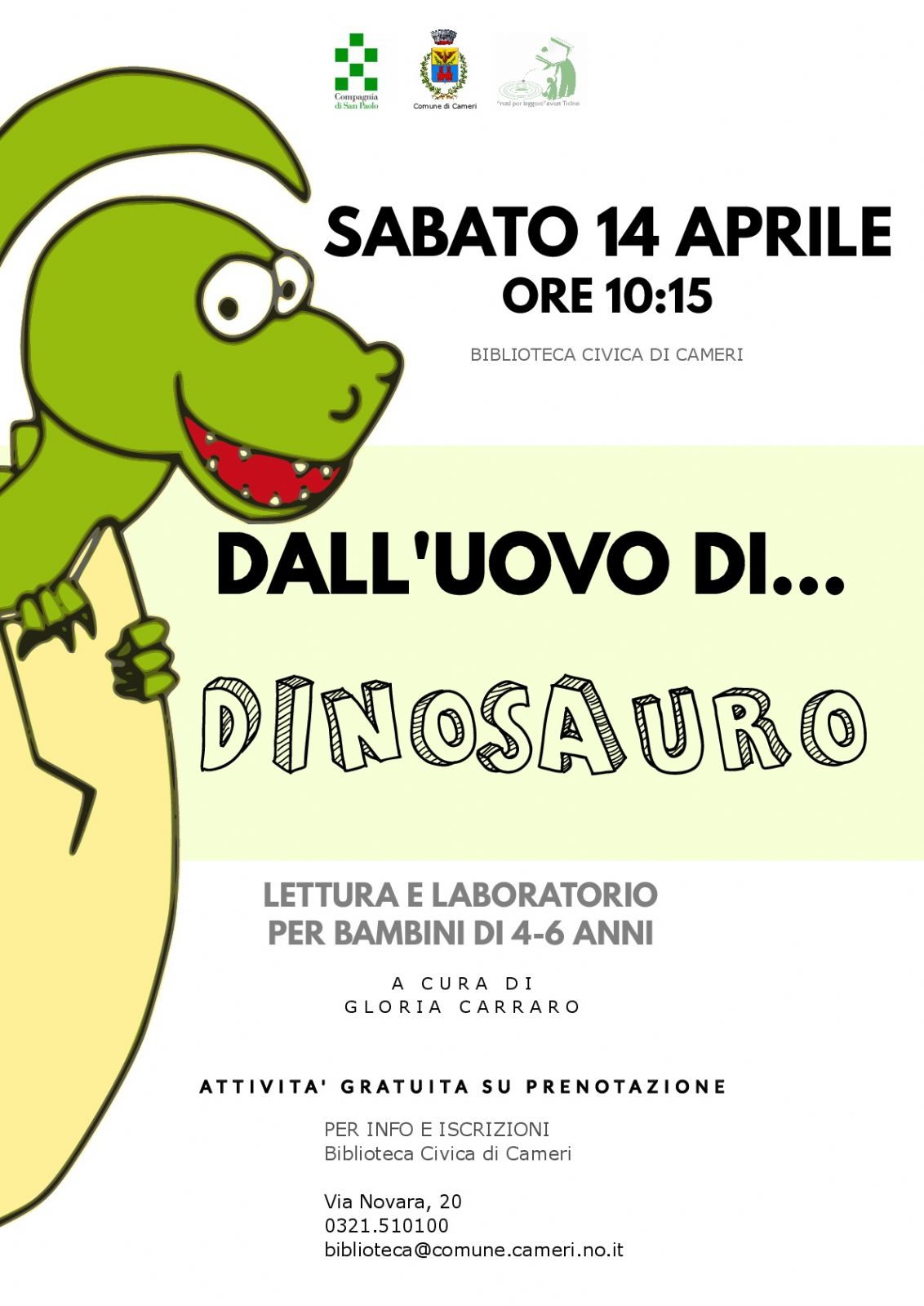 DALL'UOVO DI... DINOSAURO