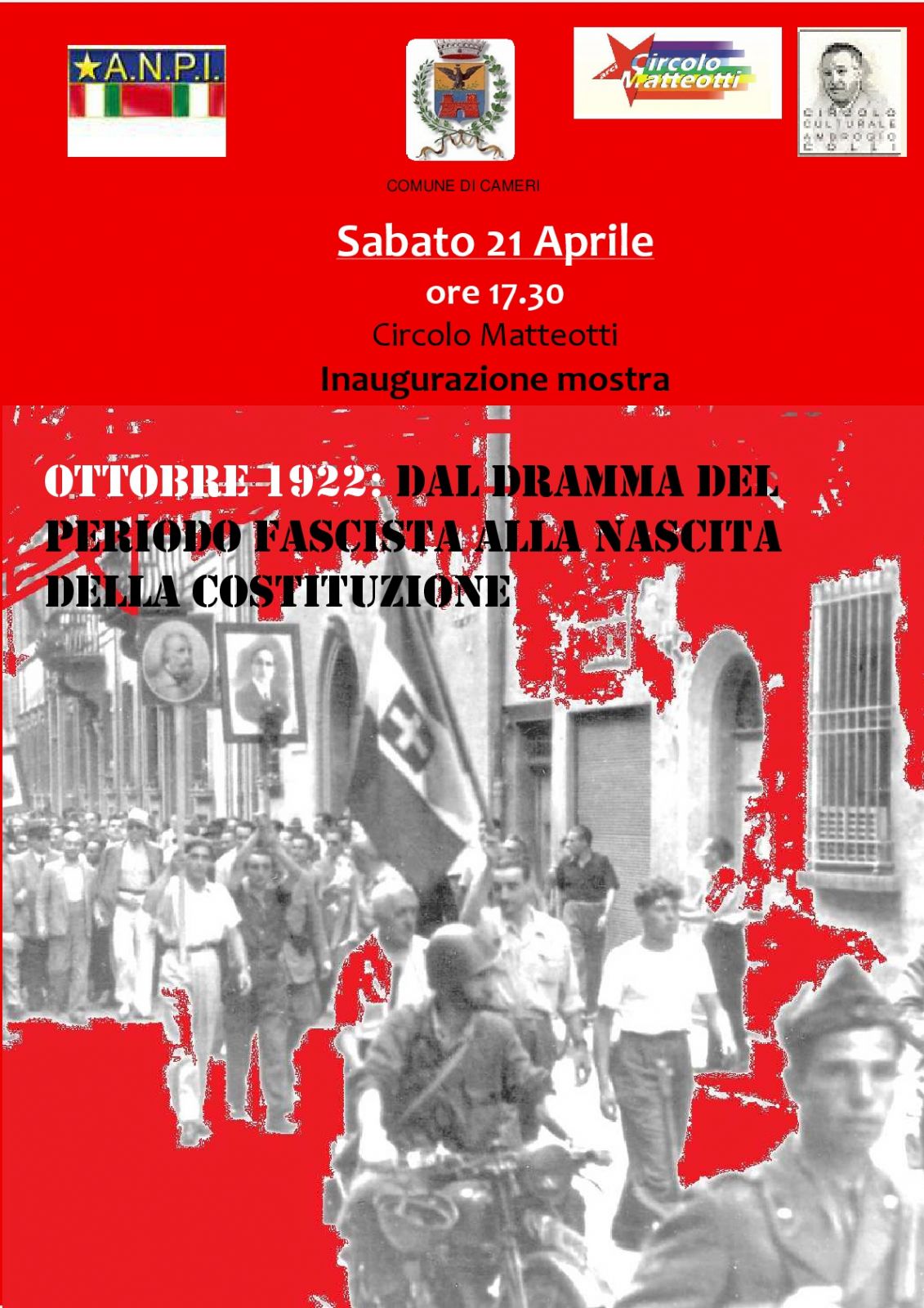 Dal Dramma del periodo fascista alla nascita della Costituzione
