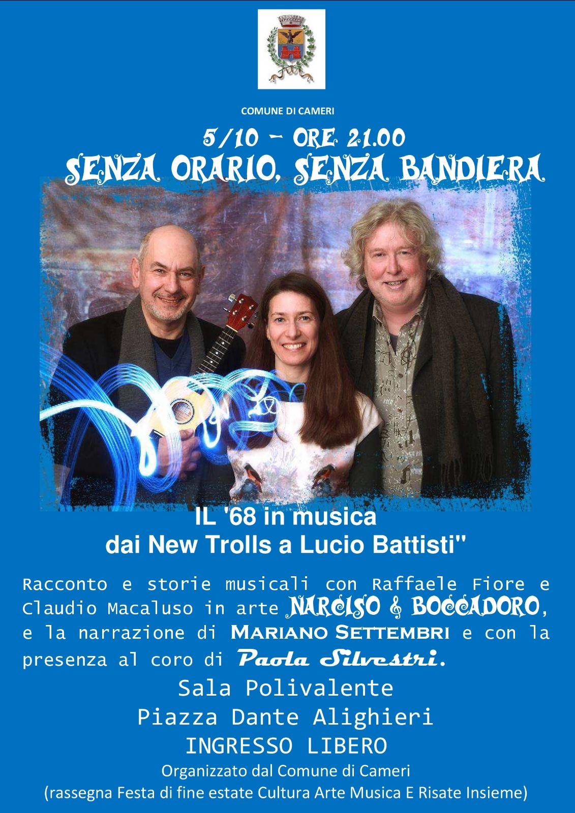 SENZA ORARIO, SENZA BANDIERA