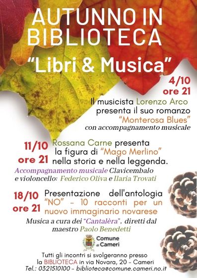 AUTUNNO IN BIBLIOTECA "Libri & Musica"