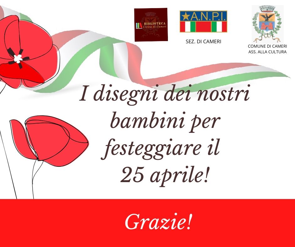 Disegni di libertà e speranza per il 25 aprile