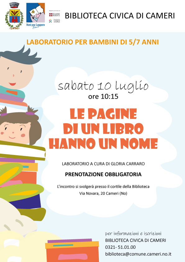 Le pagine di un libro hanno un nome