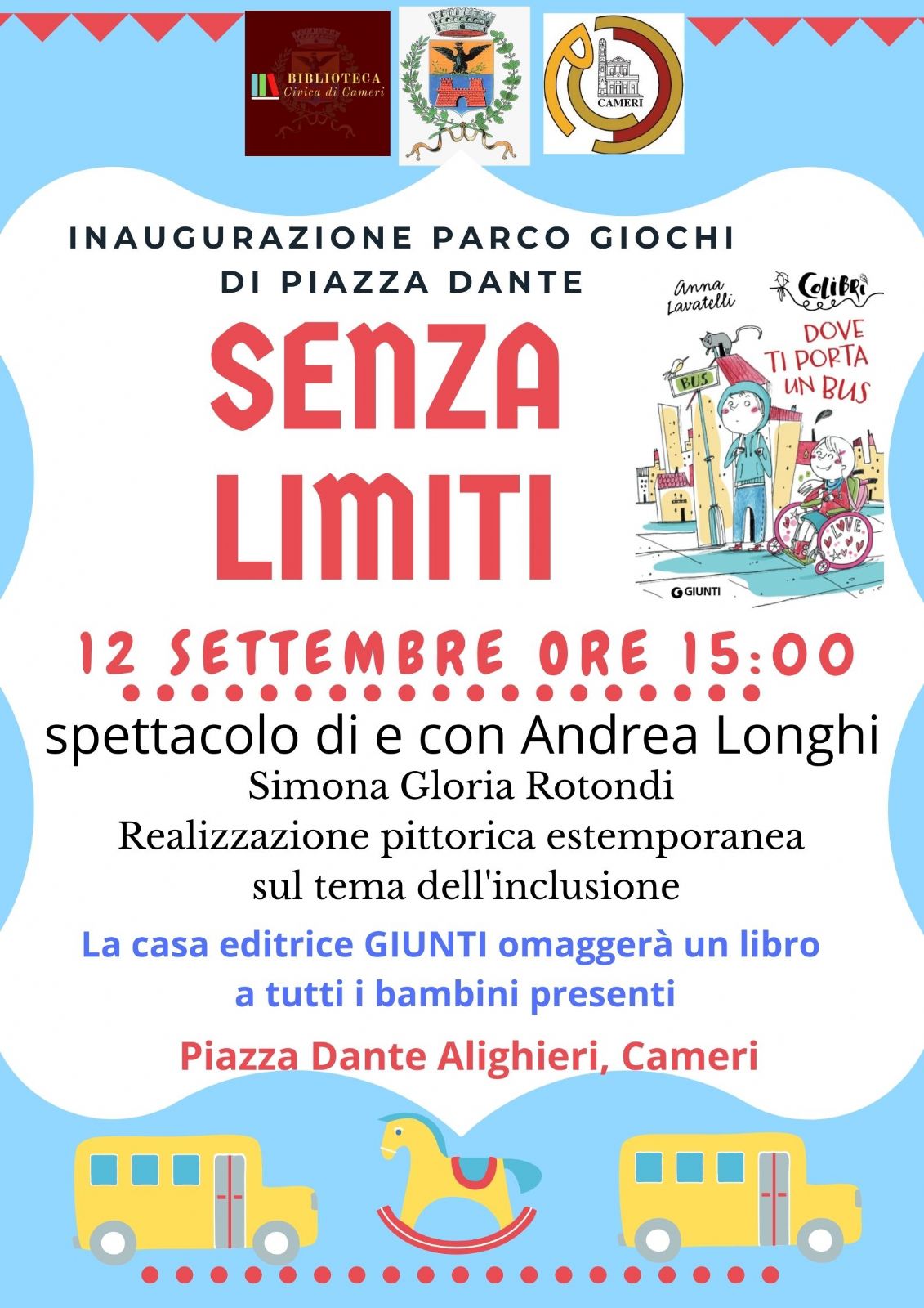 Inaugurazione Parco Giochi di Piazza Dante Alighieri, Cameri.
