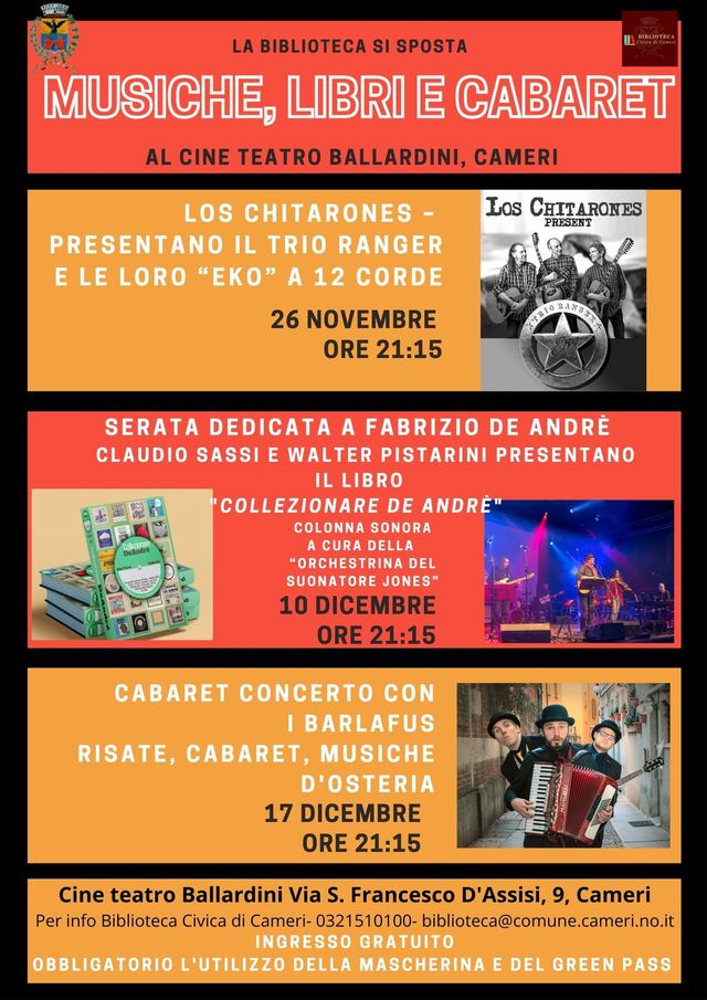 Musica, libri e cabaret