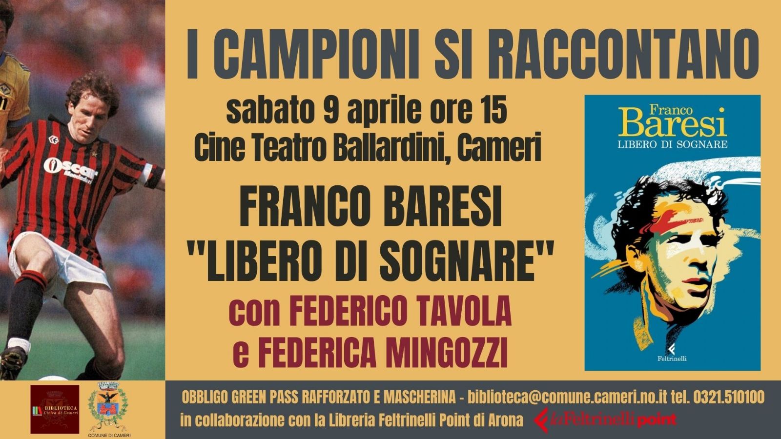 Franco Baresi "Libero di sognare" - rassegna "I Campioni si raccontano"