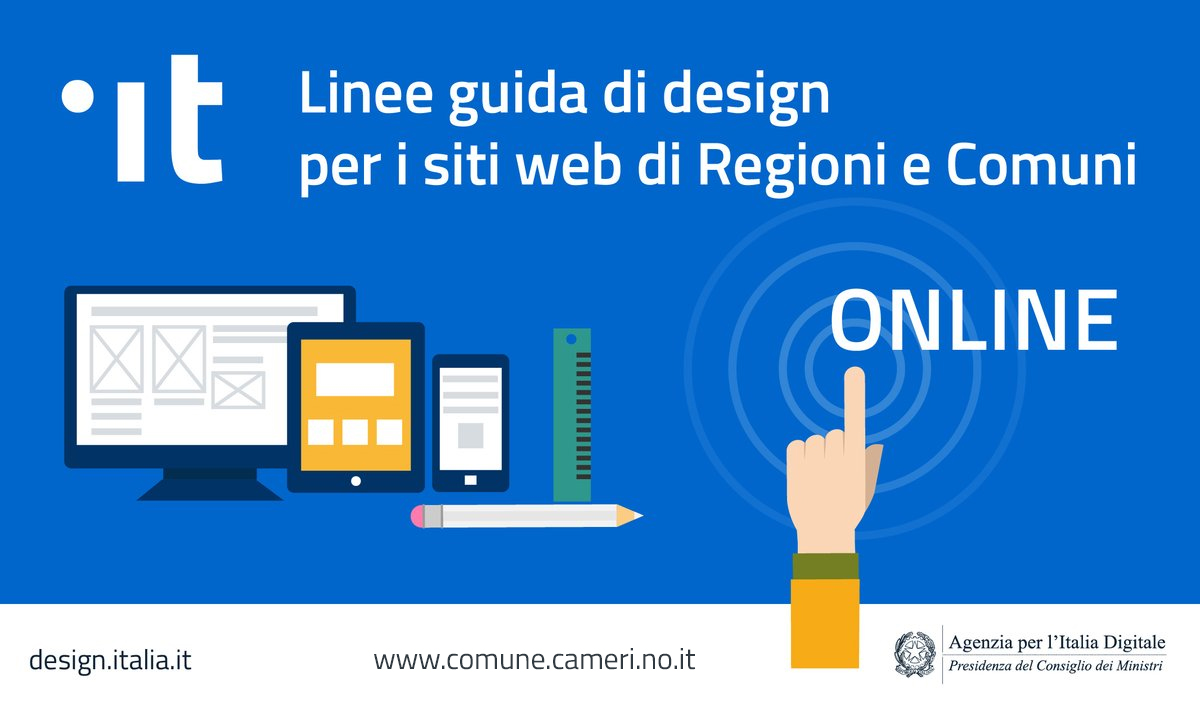 On Line il nuovo Sito Web del Comune di Cameri