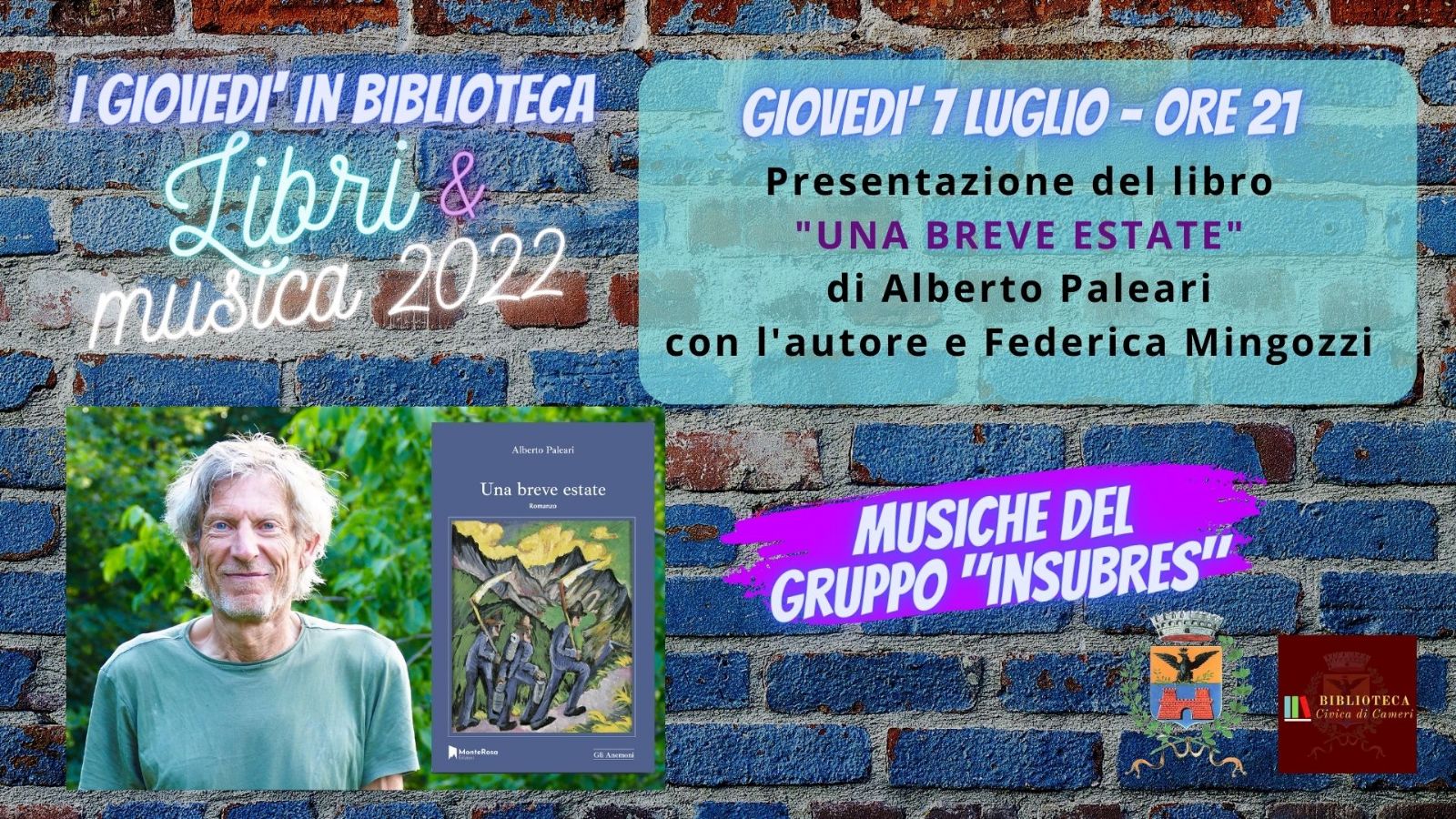 Alberto Paleari // incontro per "Libri & Musica" con il gruppo Insubres