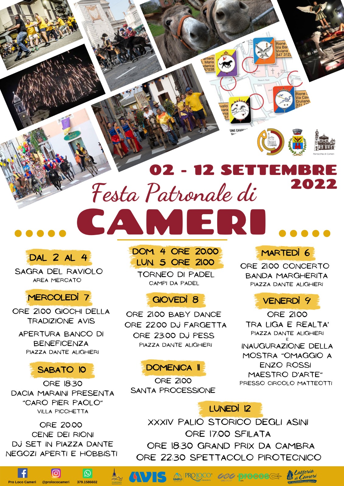 Programma Festa Patronale
