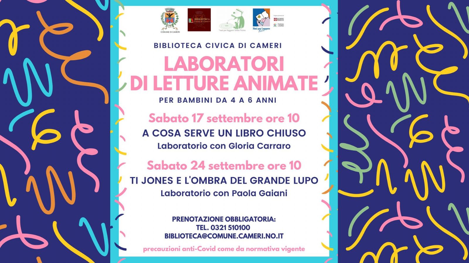 Letture e Laboratori in Biblioteca // progetto Nati Per Leggere