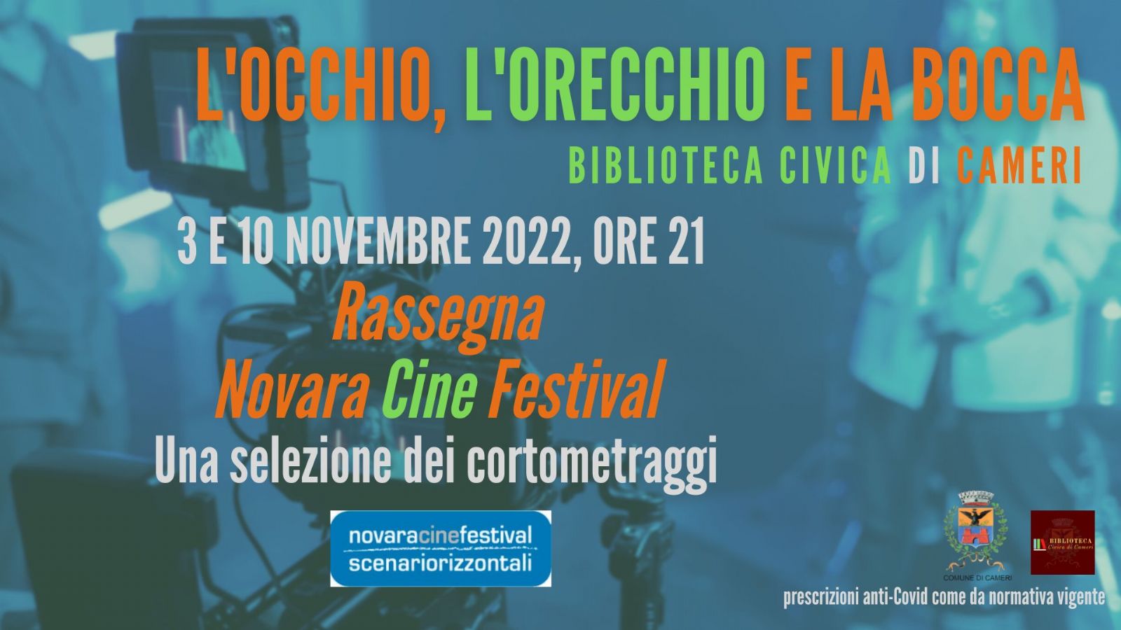 Novara Cine Festival, una selezione // Rassegna L'occhio, l'orecchio e la bocca