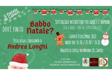 “Dov’&#232; finito Babbo Natale?” // spettacolo interattivo di Andrea Longhi in Biblioteca
