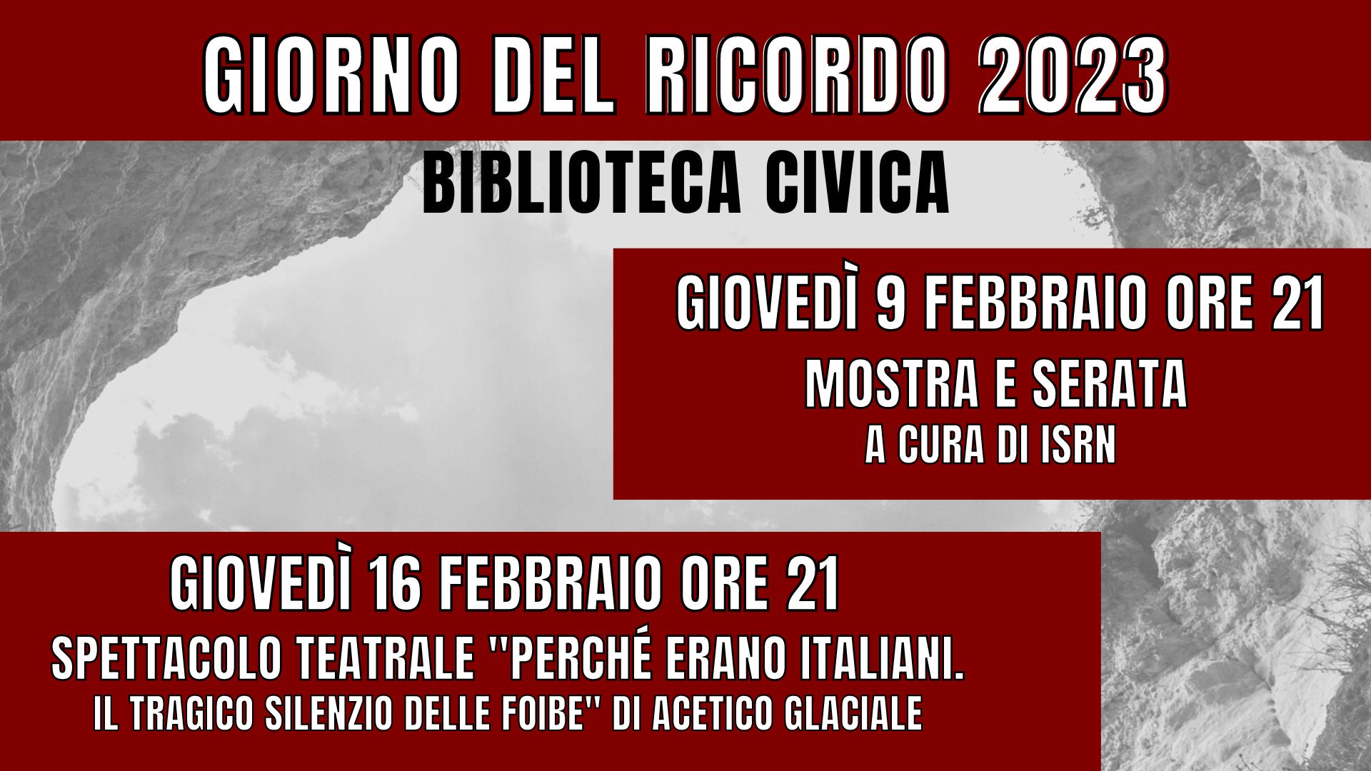 "Distacco" // Mostra e serata per il Giorno del Ricordo