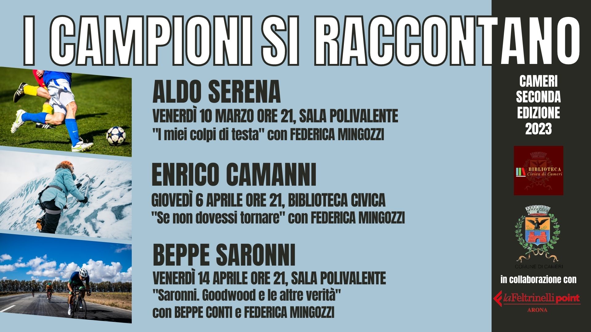 I Campioni si raccontano // seconda edizione 2023