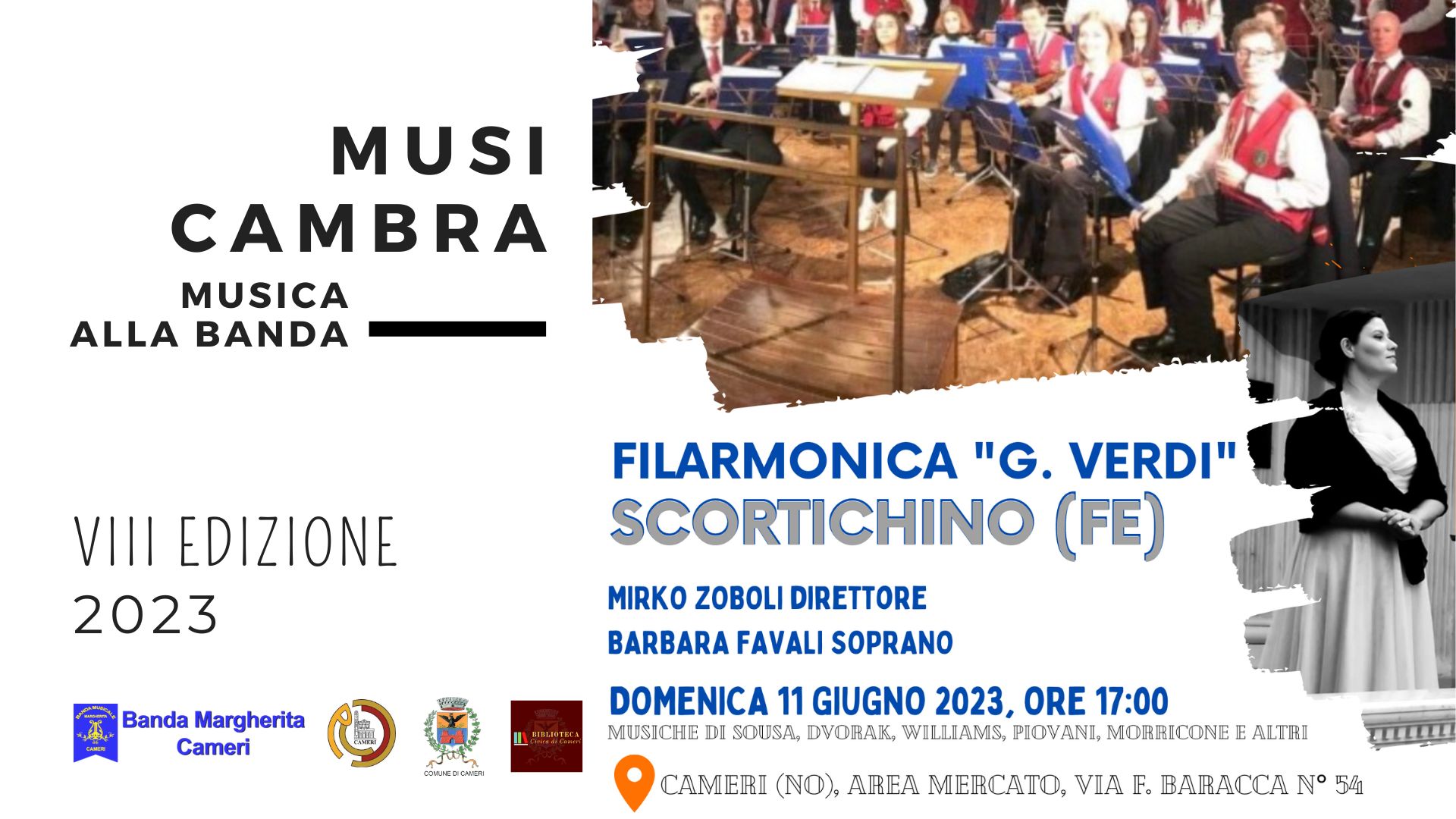 Concerto Filarmonica "G. Verdi" di Scortichino // "Musica alla Banda" - Festival MusiCambra 2023