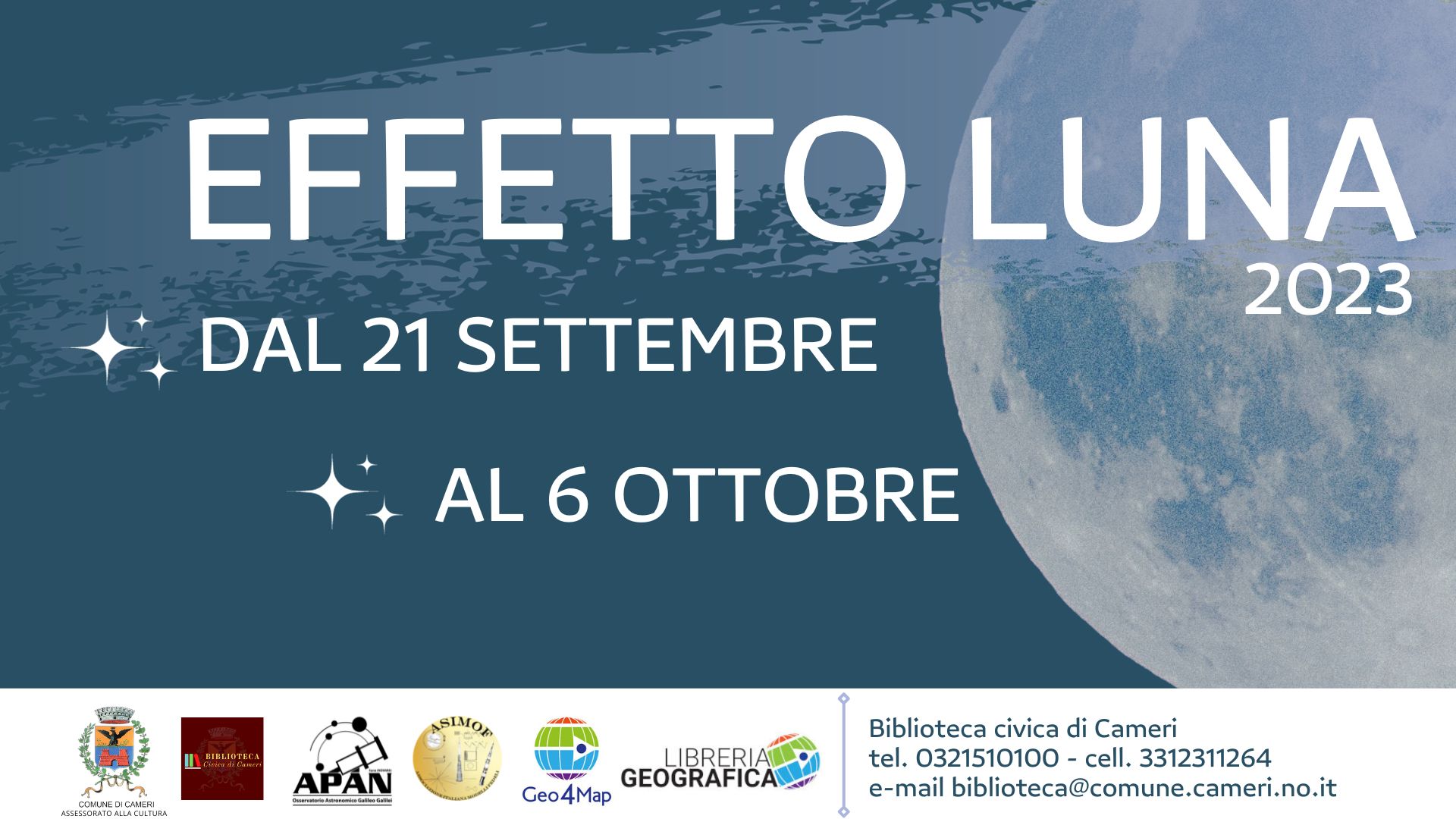 Effetto Luna // Rassegna in Biblioteca civica