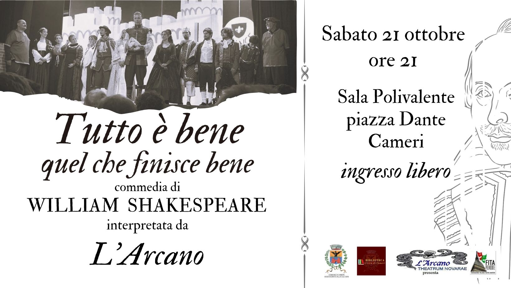 "Tutto è bene quel che finisce bene" // spettacolo di L'Arcano
