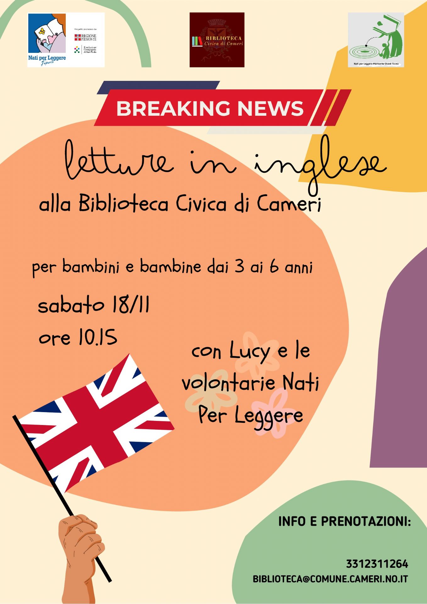 news! letture in inglese in biblioteca