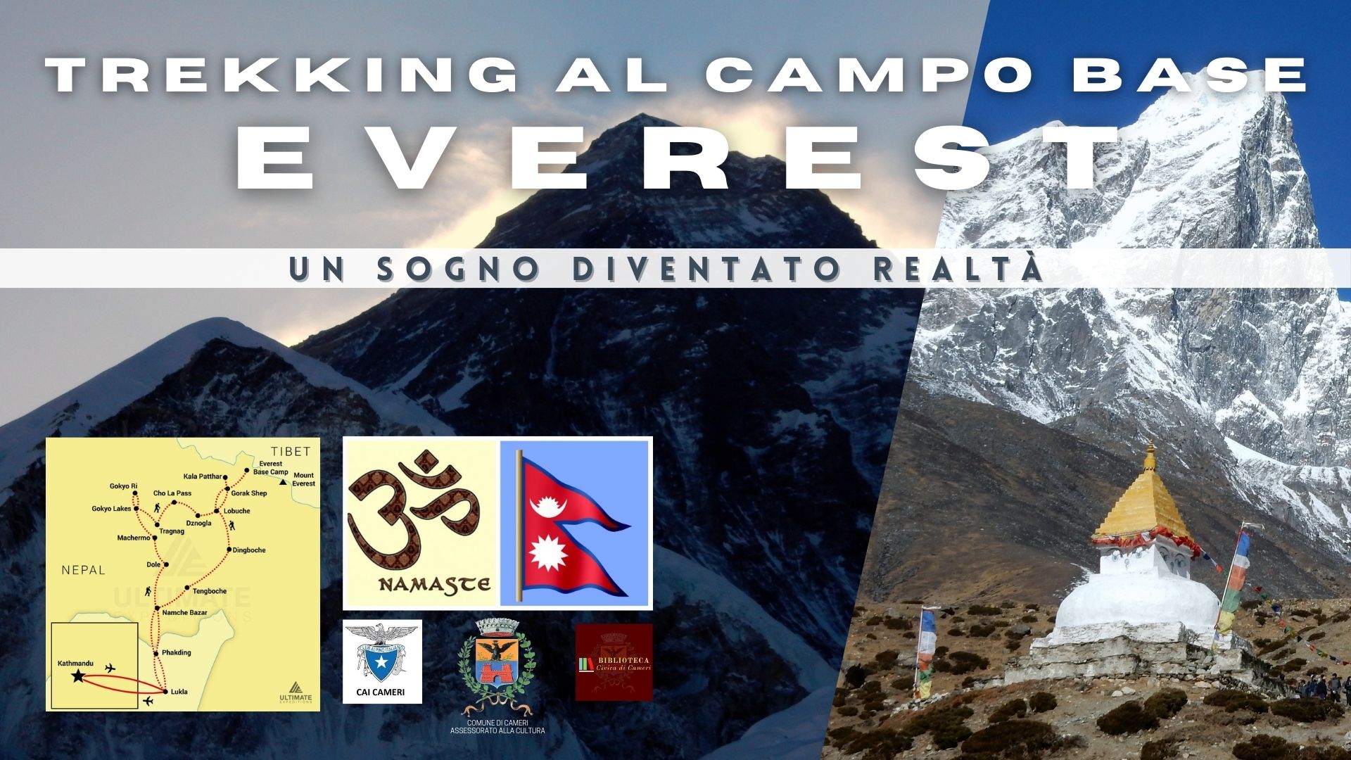 Trekking al campo base Everest // serata con CAI Cameri